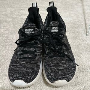 Adidas Cloudfoam Black Tennis Shoes size 10 gently used